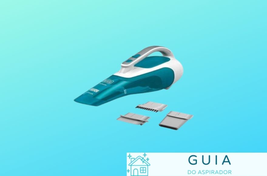 BLACK+DECKER Aspirador de Pó e Água Portátil Dubster Bateria BIVOLT Íon-Lítio 8V APB8000