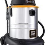 Aspirador de Pó e Água Profissional WAP GTW INOX 50 1600W 50 Litros 180 mbar Barril Aço Inox Soprador 127V
