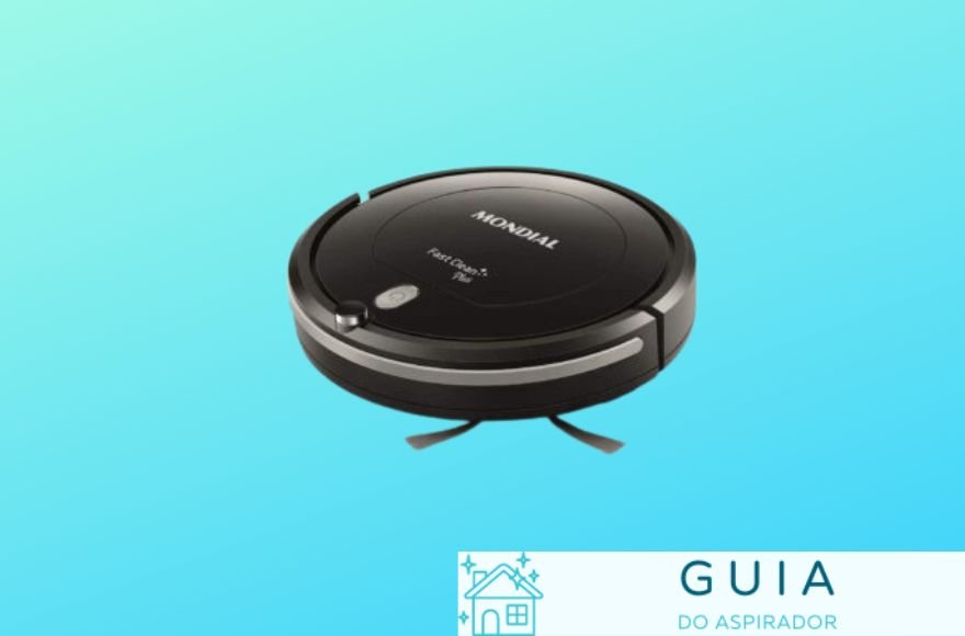 Aspirador de Pó Robô Fast Clean Plus, Bivolt, MONDIAL - RB-03, Preto