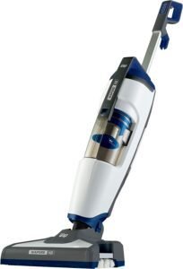 Extratora e Higienizadora com Vapor e MOP WAP WAPORE UP Aspirador de Pó Vertical 1600W Passa Pano Limpa e dá Brilho 127V, Branco, Titanium e Azul