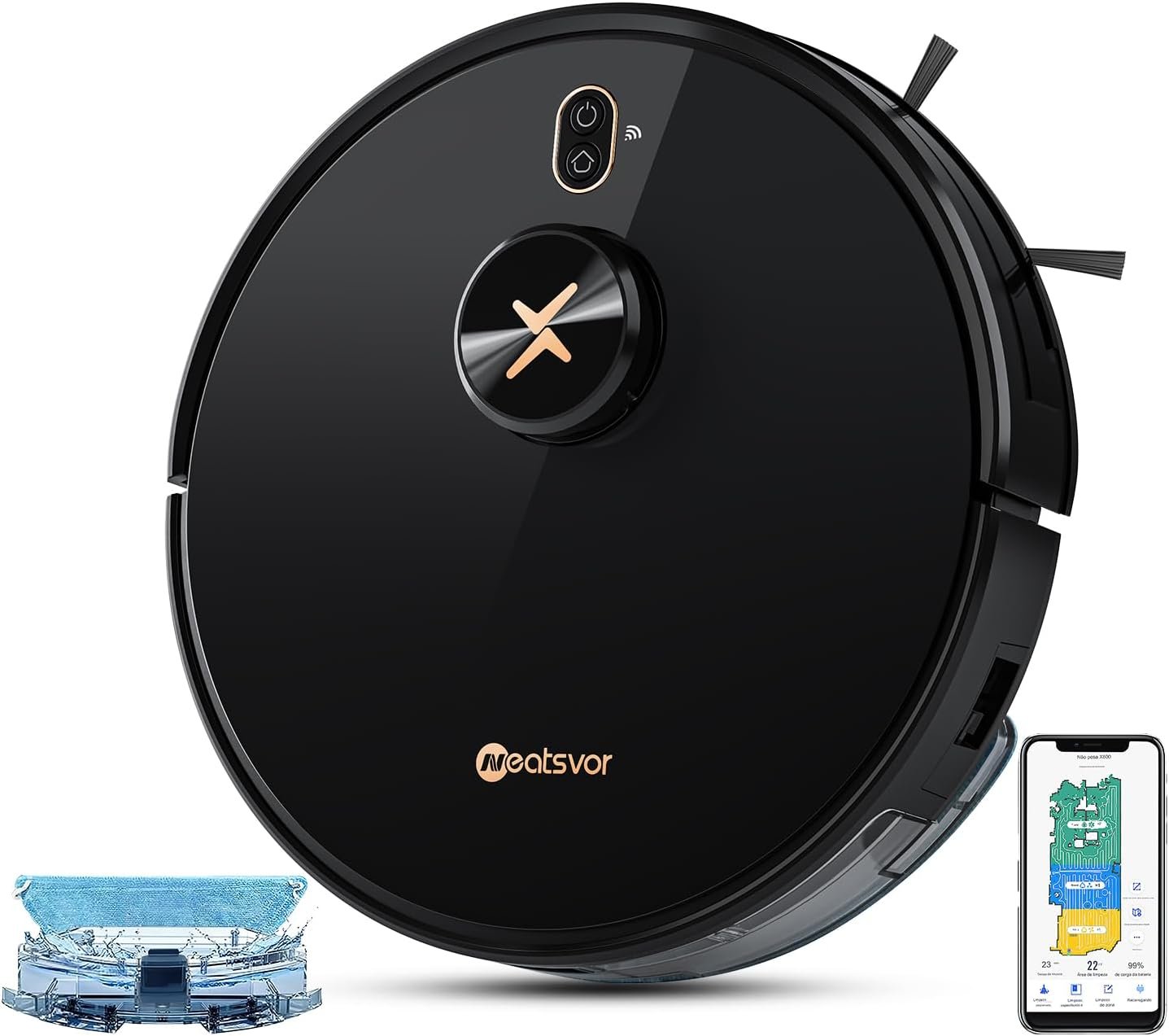 Robô Aspirador Neatsvor X600 Pro